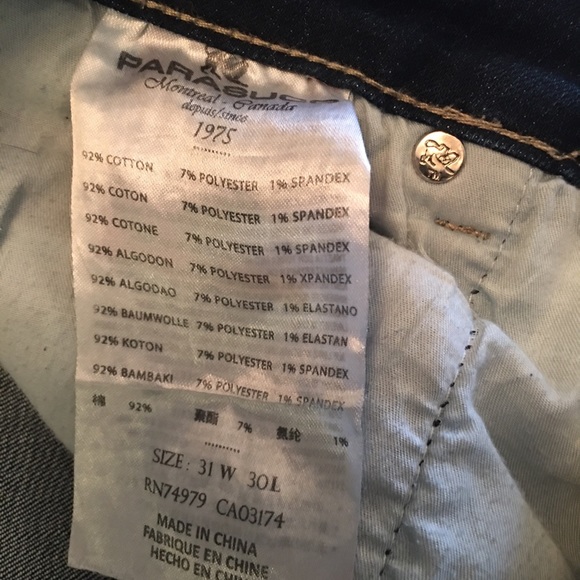Parasuco moto denim size 30 - Picture 5 of 5